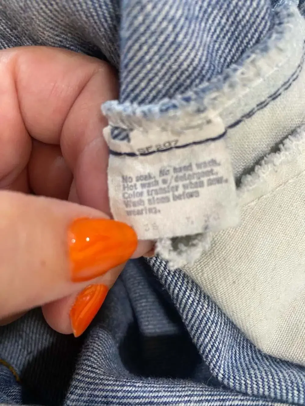 Vintage Levi's Orange Tab 517 Bootcut Denim Jeans 38 x 30